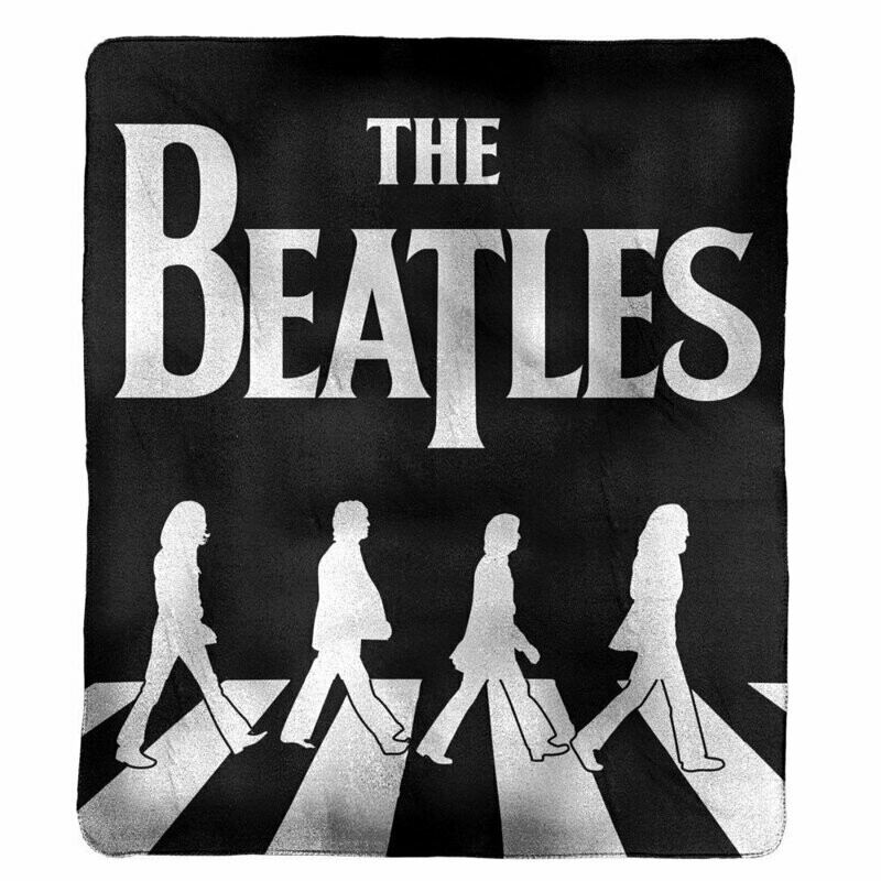 The Beatles Abbey Road Printed Polar Fleece Throw Rug Blanket | The Beatles