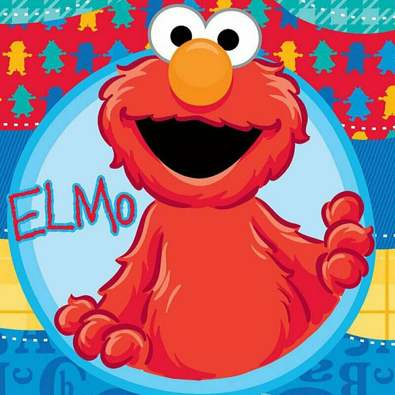 Elmo Surprise Polar Fleece Blanket