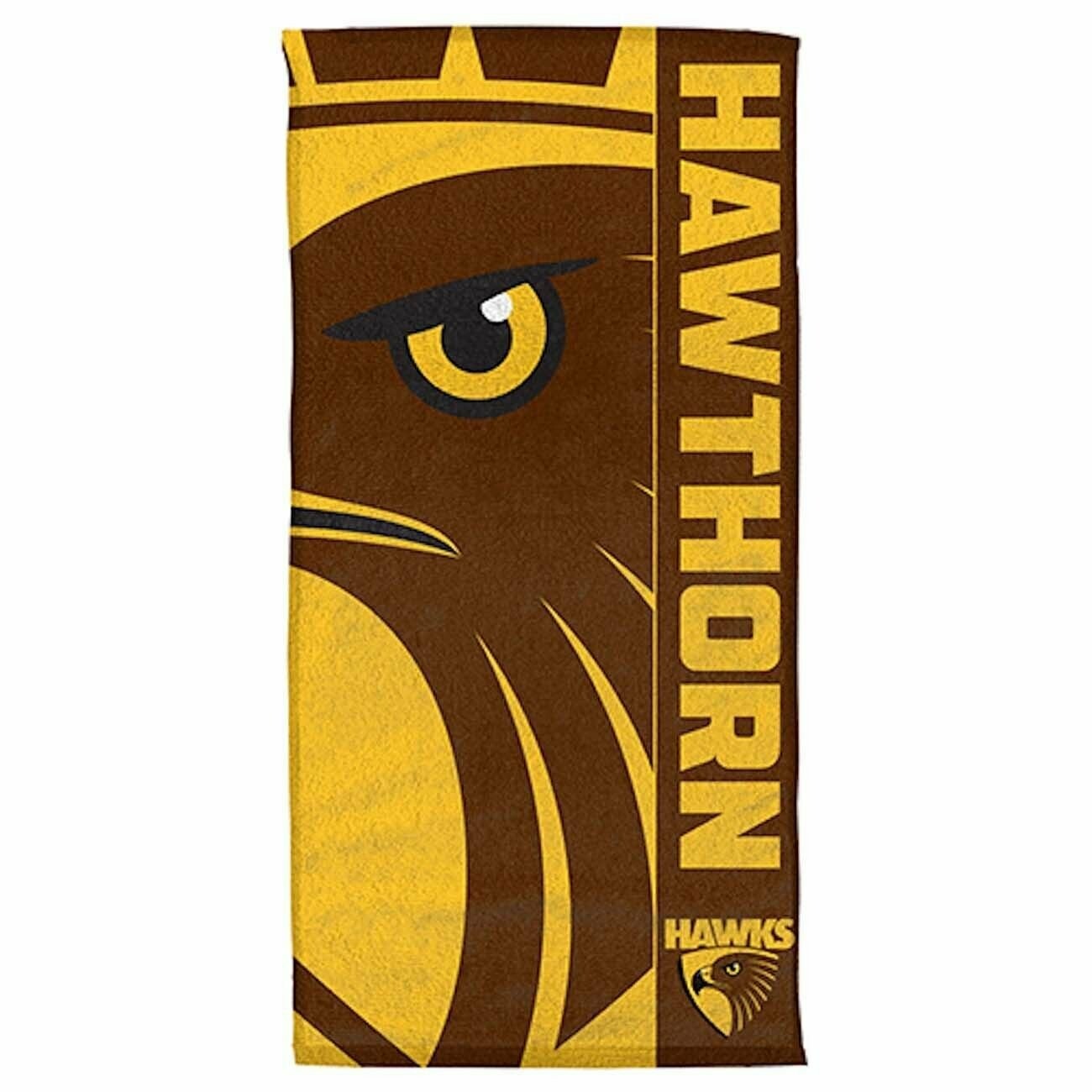 Hawthorn Hawks Team Logo Beach | Pool Bath Towel | Official AFL