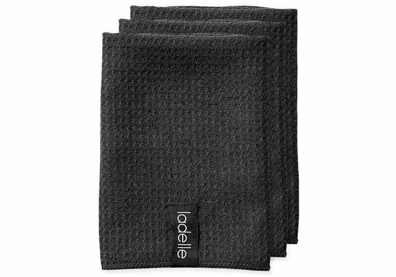 Ladelle Microfibre Dishcloth 3-Pack - Black