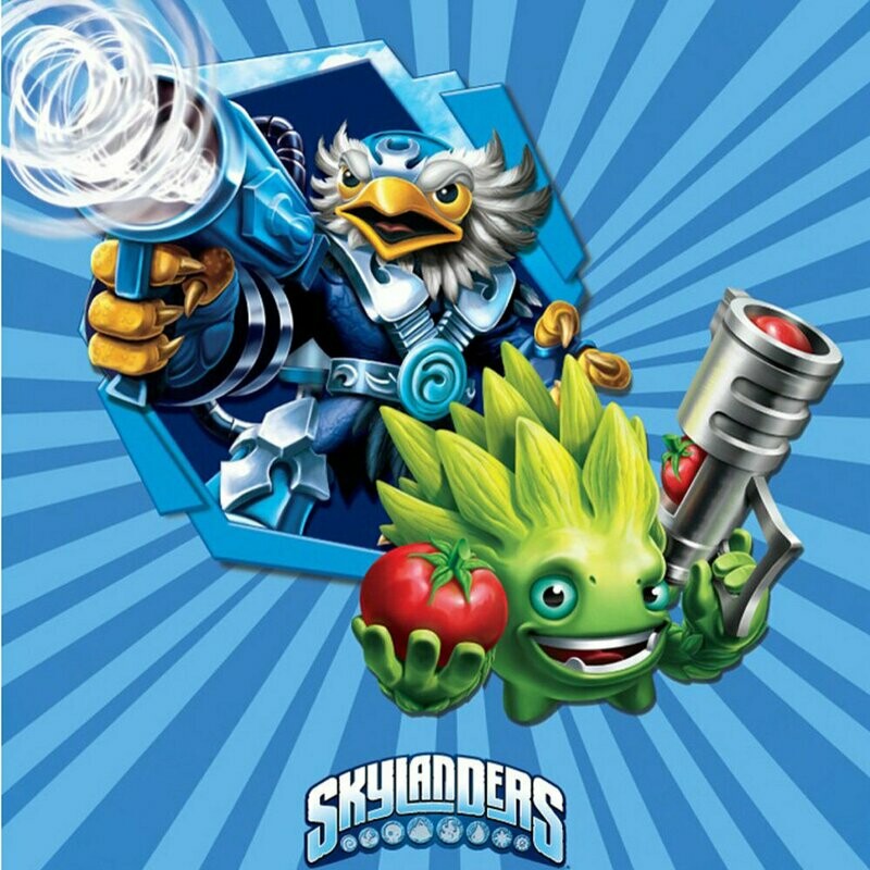 Skylanders Trap Team Blue | Polar Fleece Throw Blanket