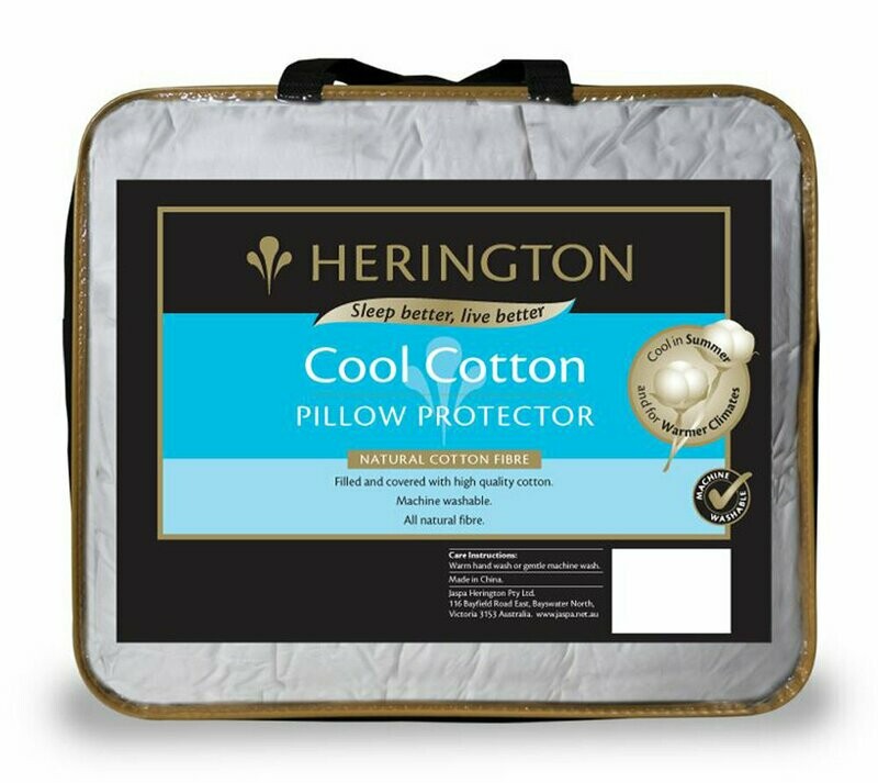 Herington Cool Natural Cotton Mattress | Pillow Protector