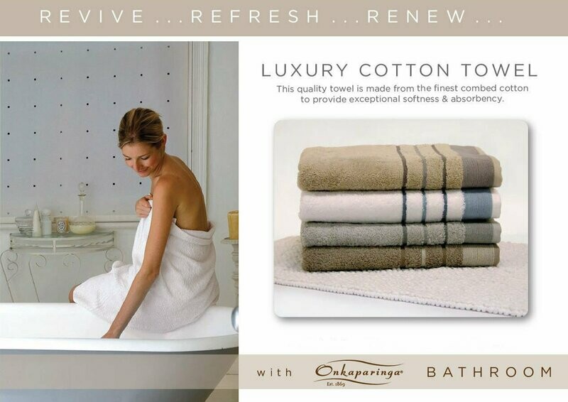 Onkaparinga Luxury Cotton Bath Towels