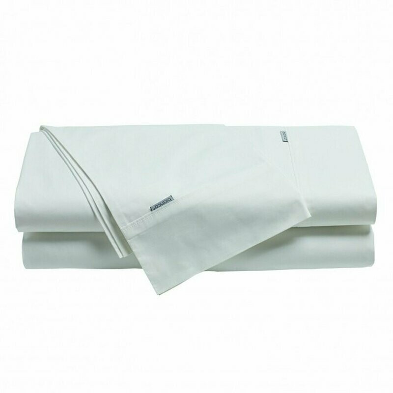 Heston 300 Thread Count Cotton Percale Sheet Sets by Bianca | White