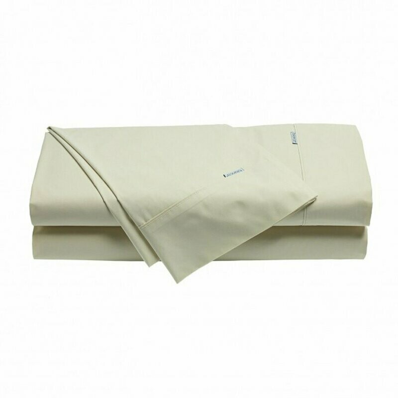 Heston 300 Thread Count Cotton Percale Sheet Sets by Bianca | Stone