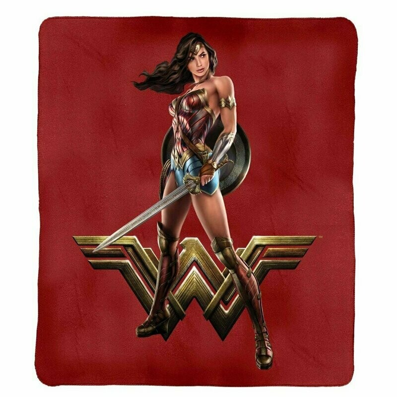 Wonder Woman Polar Fleece Throw Rug Blanket