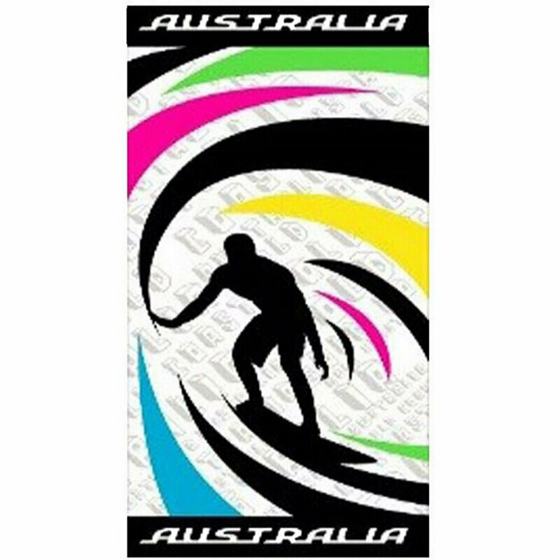 Guy Surfer Down Under Beach | Pool Bath Towel