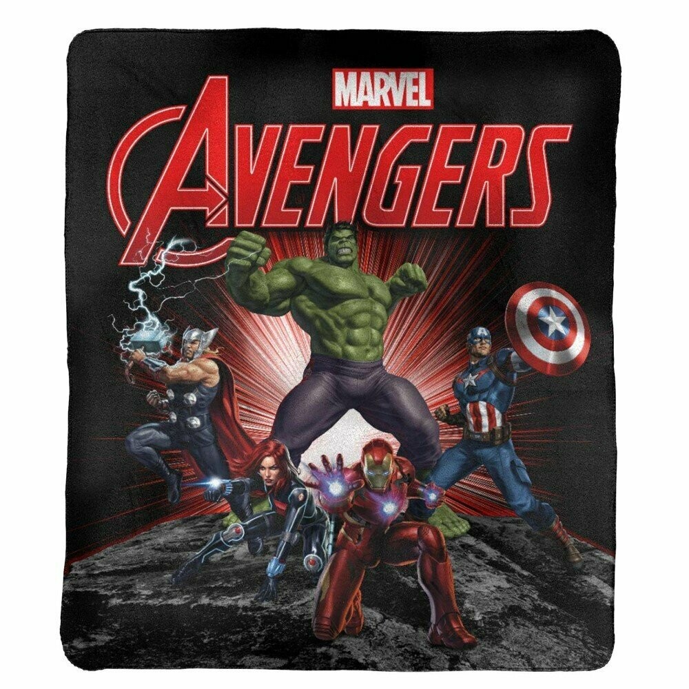 Avengers Polar Fleece Throw Rug Blanket
