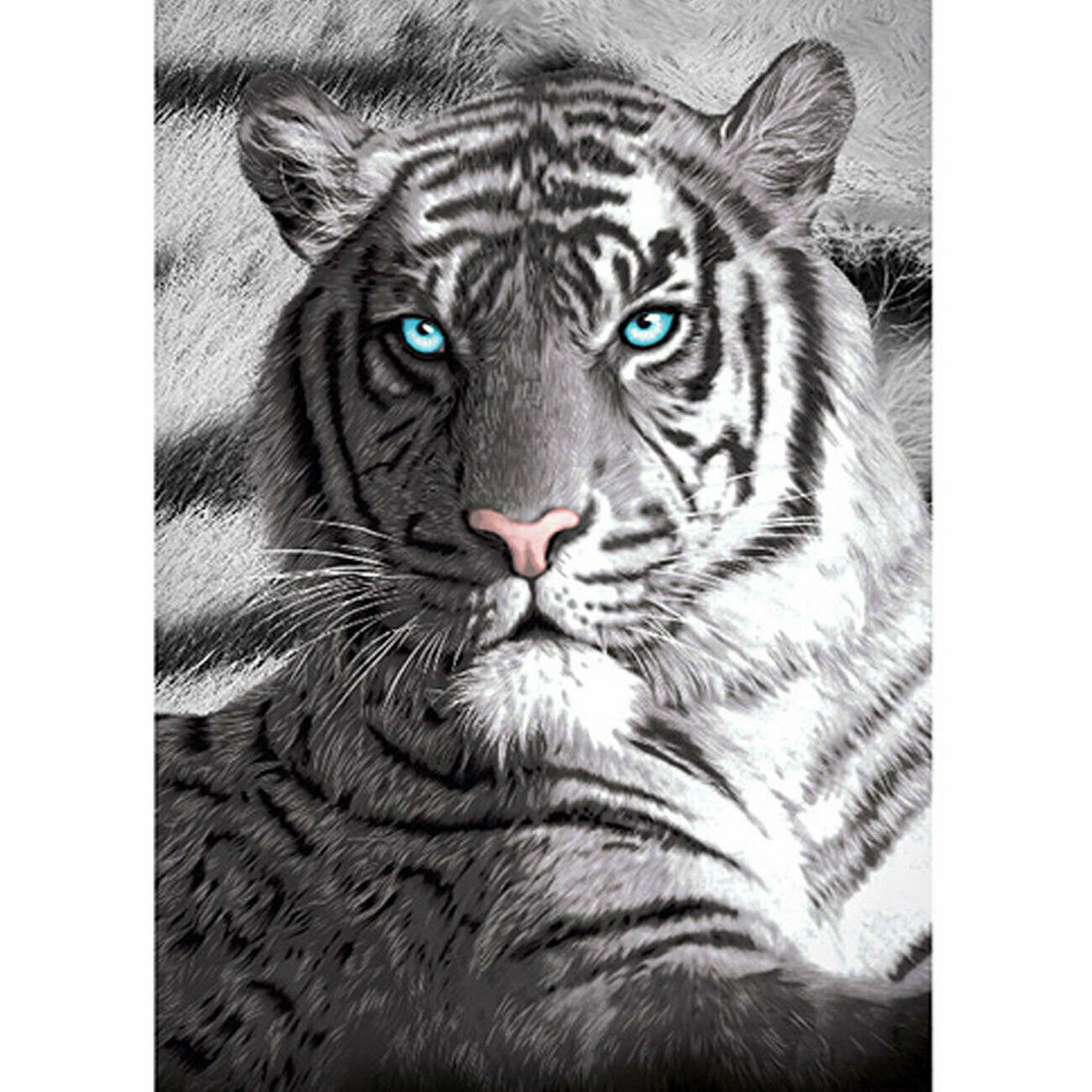 Blue Eyes Tiger Beach Pool Bath Towel