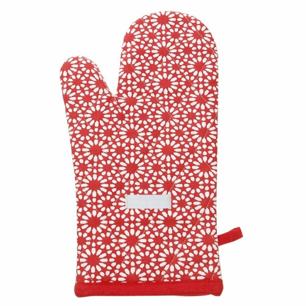 Womans Weekly Oven Mitt | Red