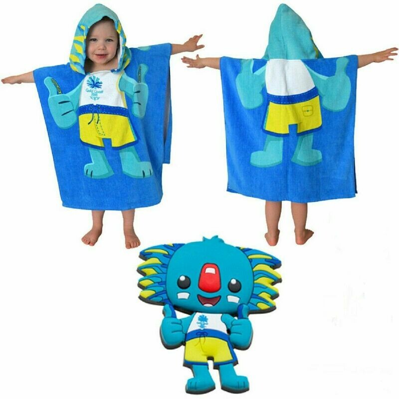 Gold Coast 2018 Borobi Hooded Towel