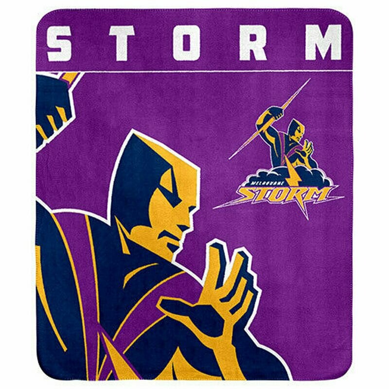 Melbourne Storm Polar Fleece Blanket