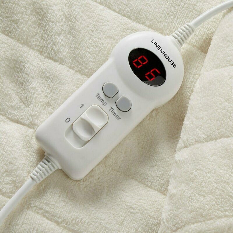 Electric Heated Throw by Linen House
