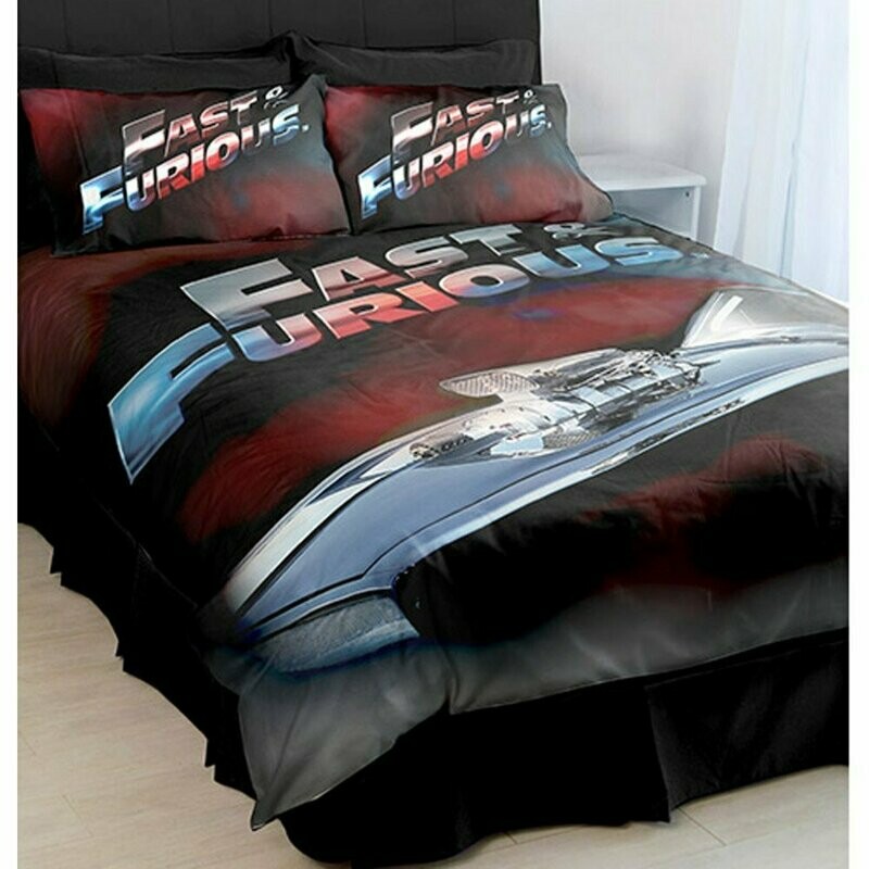 Fast and Furious Toretto Quilt Cover set: Queen