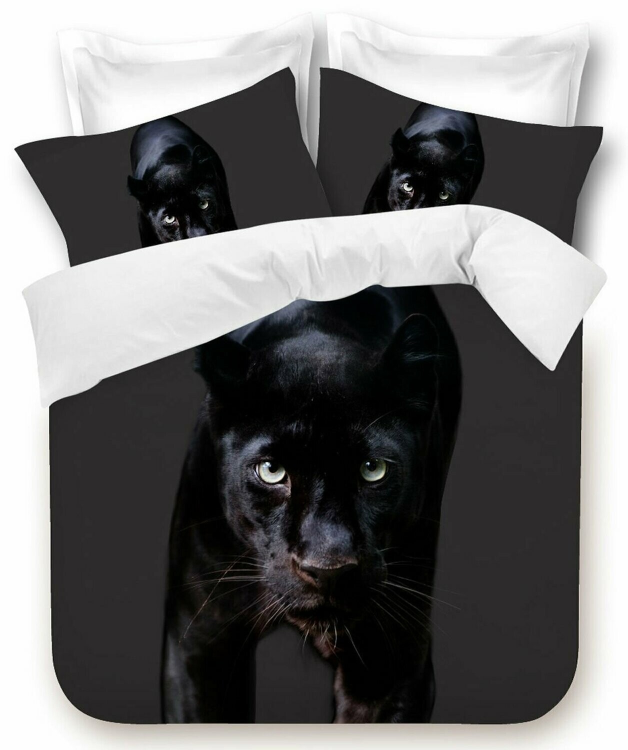 Black Panther Quilt Cover Set Double