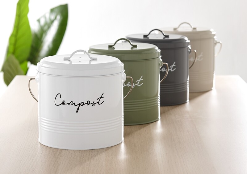 Ladelle Eco White Compost Bin