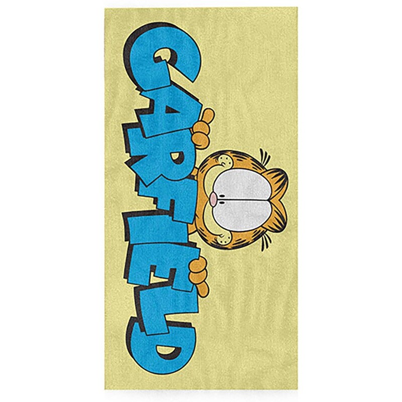 Garfield Cat Cotton Beach Bath Gym Towel