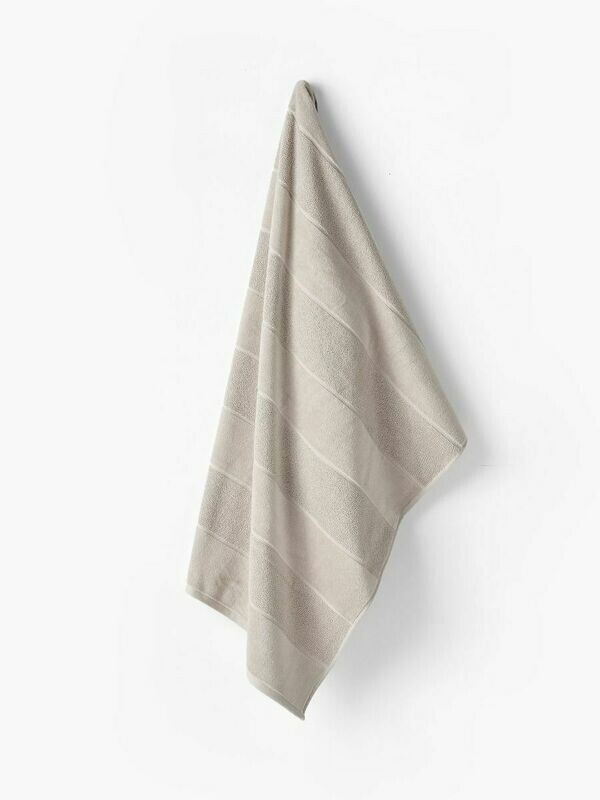 Velour Stripe Linen Towels by Linen House