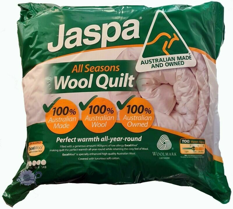 Jaspa All Seasons Wool Quilt | Australian Made