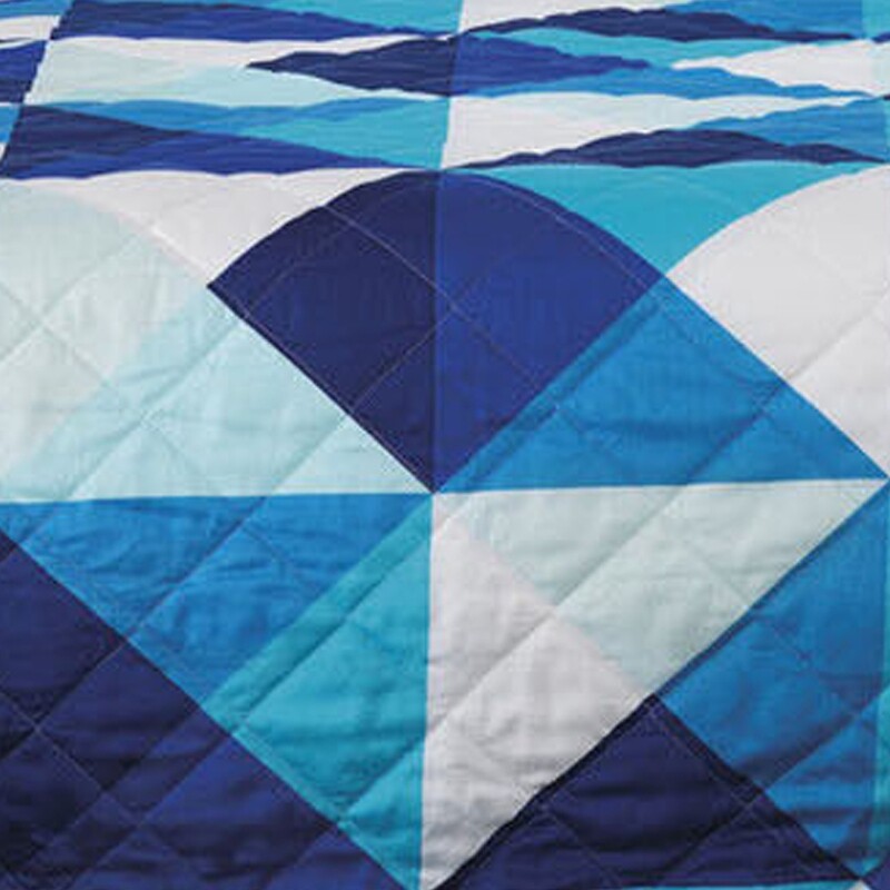 Bianca Cruze Blue King Bed Bedspread – 100% Cotton Chenille