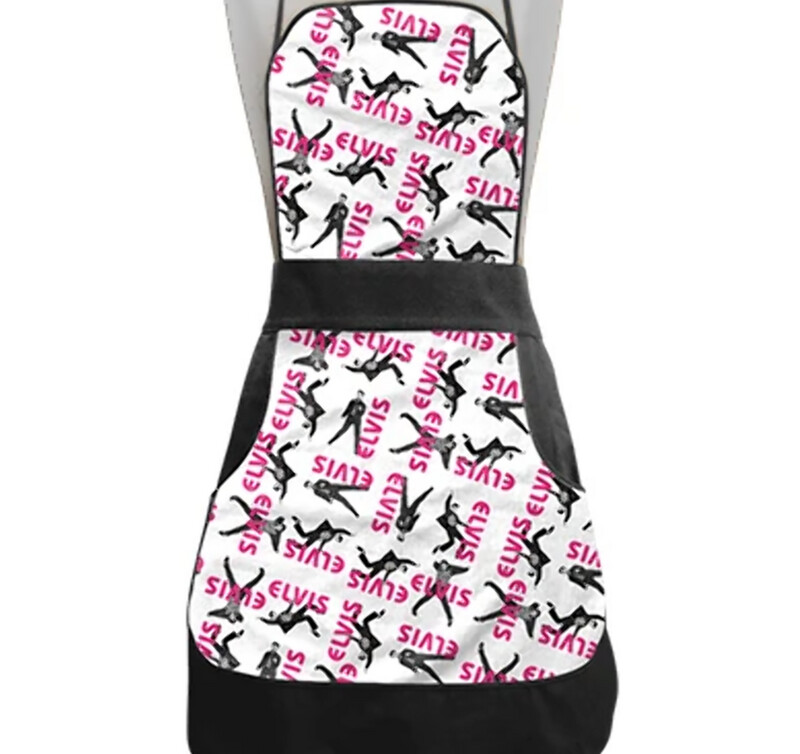 Elvis Presley Retro Print Ladies Apron