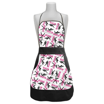 Elvis Presley Retro Print Ladies Apron