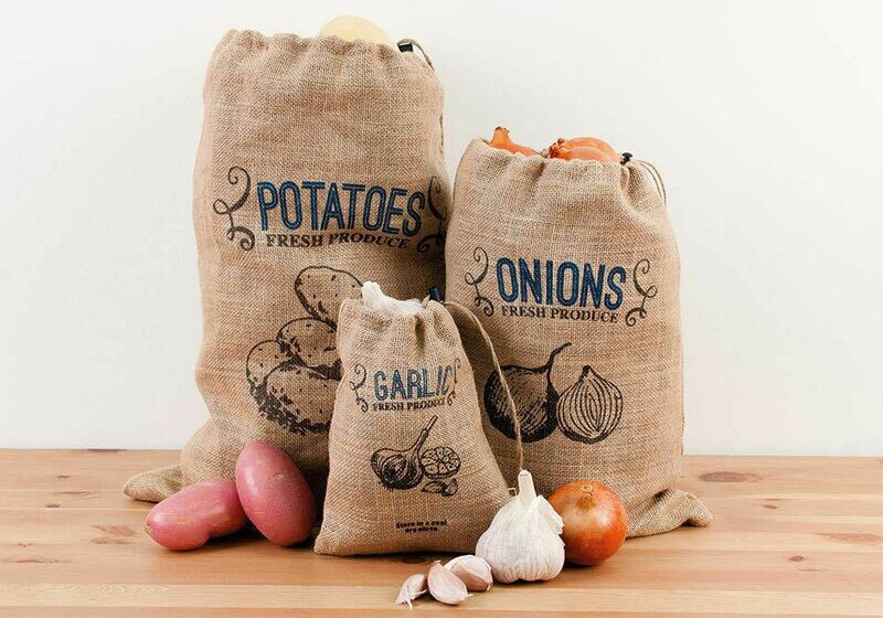 Jute Assorted Produce Bag Set