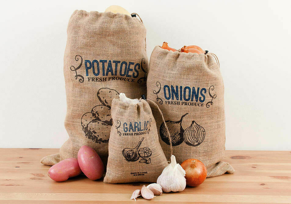 Jute Assorted Produce Bag Set