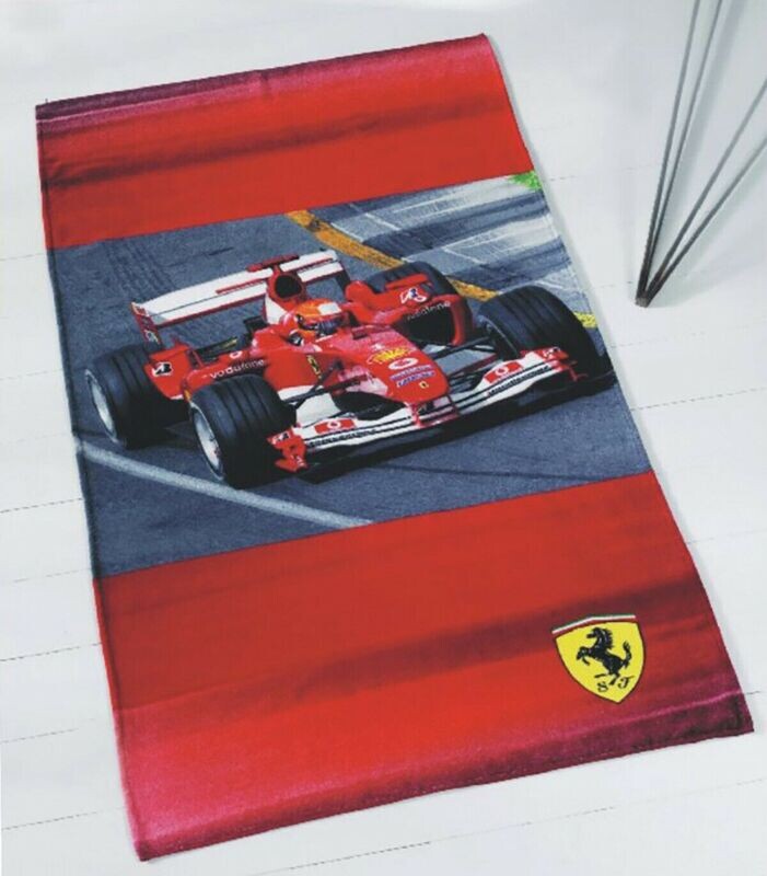 Ferrari Beach Pool Bath Towel. Grand Prix. F1 Racing