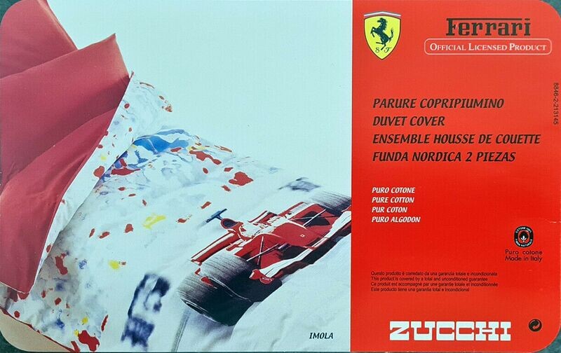 Ferrari Imola Quilt Cover Set by Zucchi King