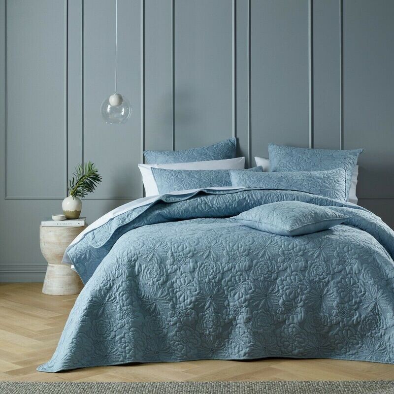 Bianca Sabrina Bedspread Set Provincial Blue