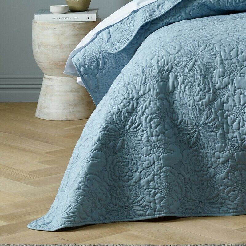 Bianca Sabrina Bedspread Set Provincial Blue