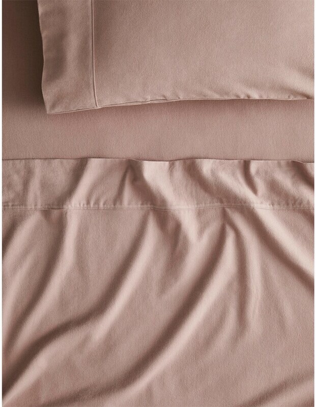Sheridan Dusty Pink Flannelette Sheet Set: King