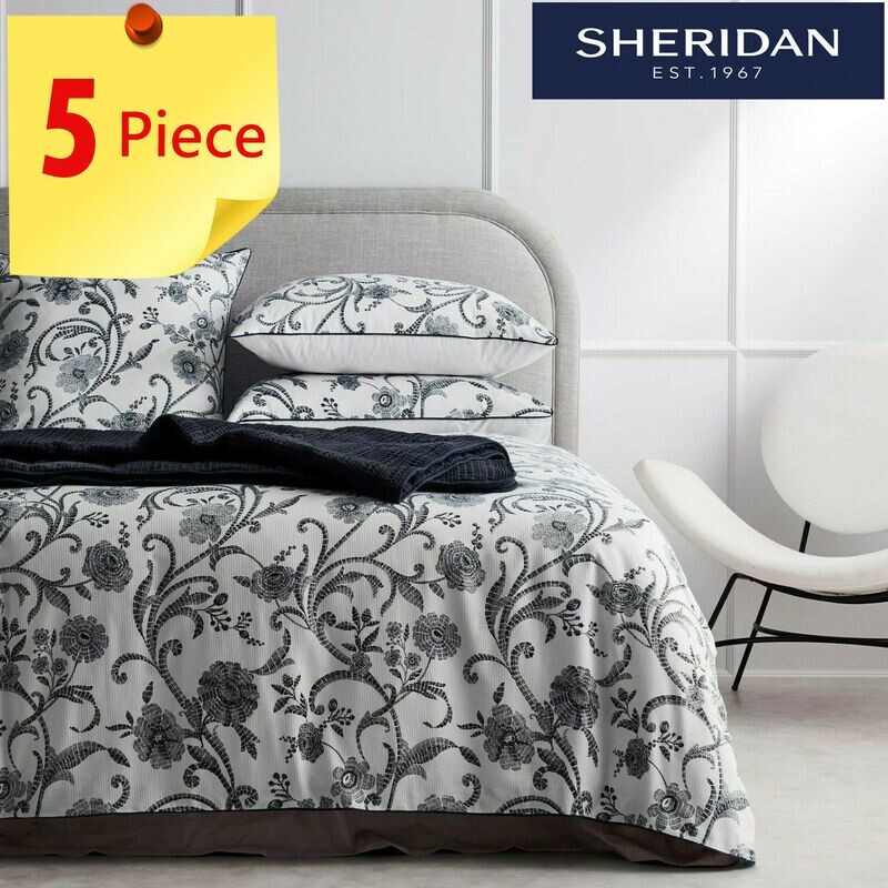 Sheridan Traynor Quilt Cover in Midnight