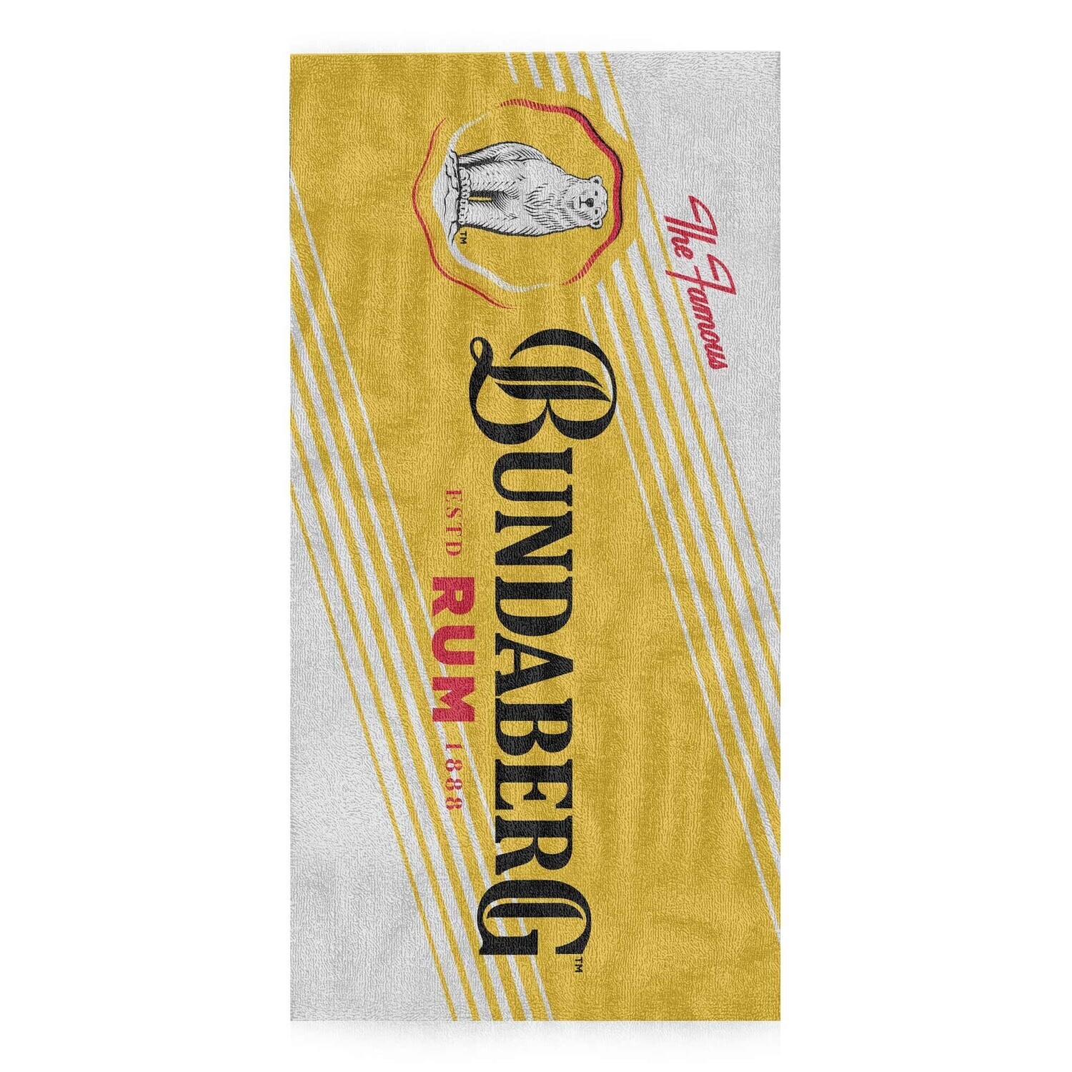 Bundaberg Rum Printed Beach Towel