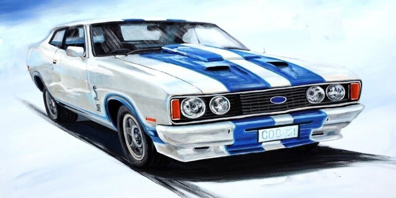 Ford Falcon GTHO Cobra Beach Pool Bath Towel