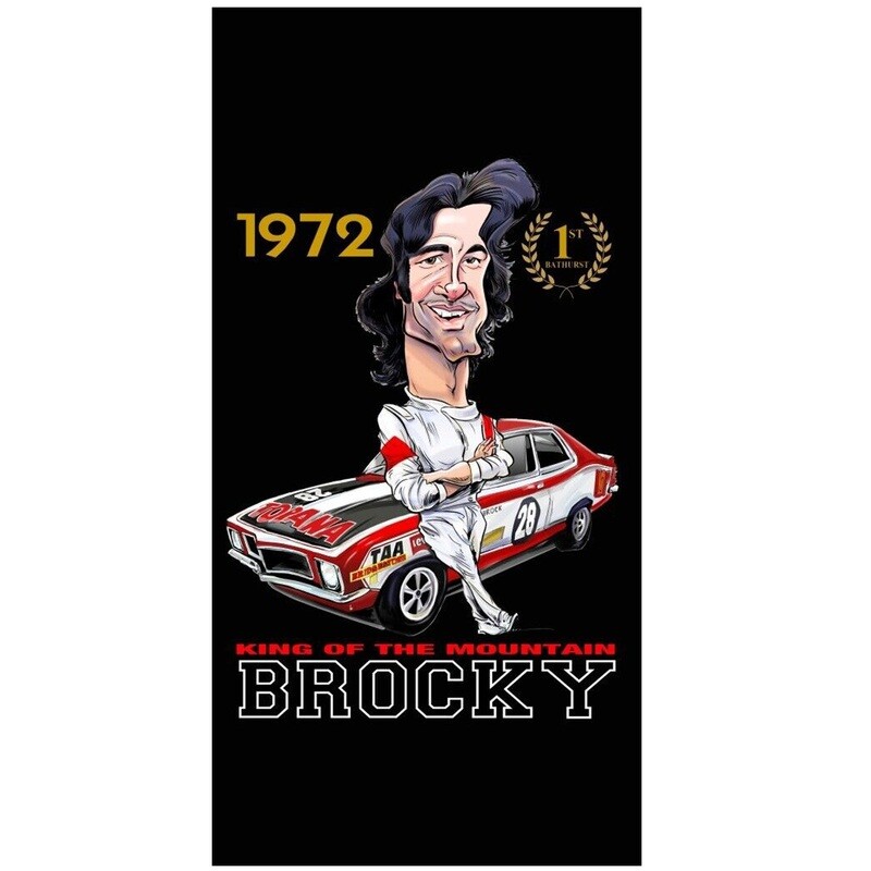 Bathurst Peter Brock Holden 1972 Holden Torana XU1 Beach Towel
