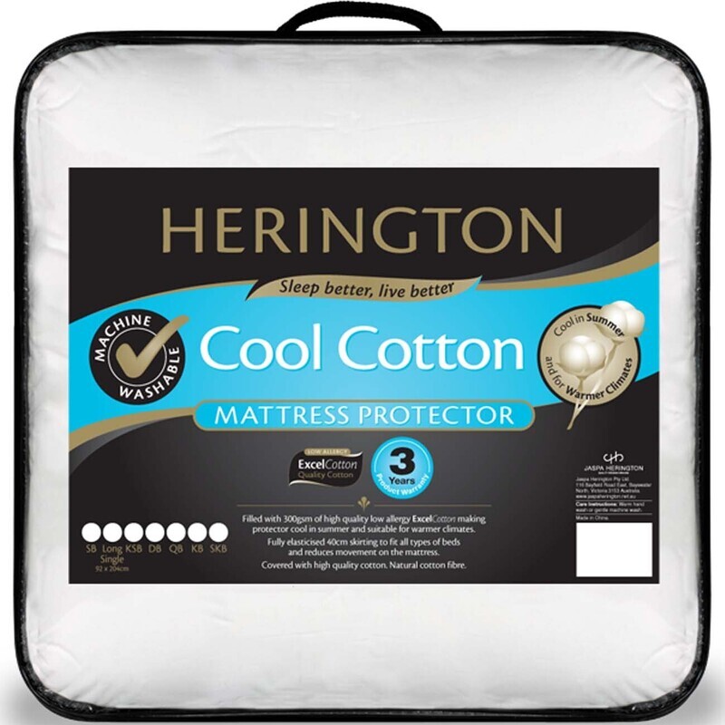 Herington Cool King Cotton Mattress Protector