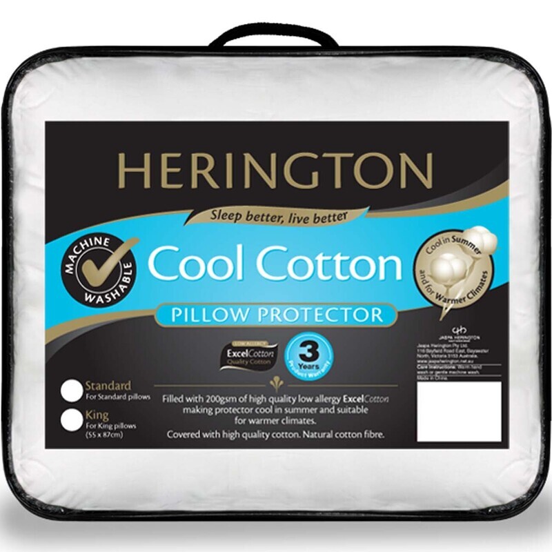 Herington Cool Cotton Pillow Protector