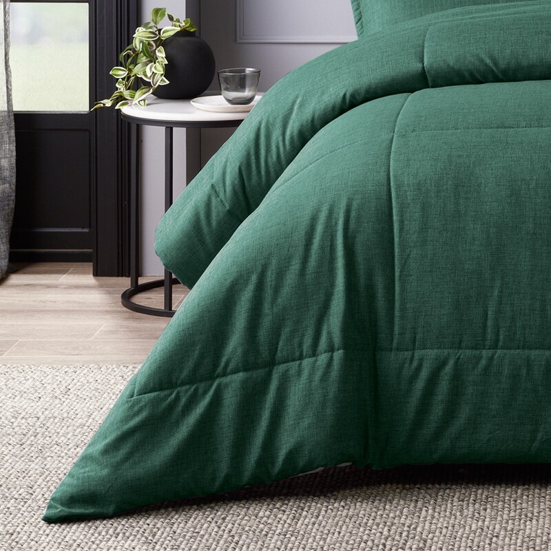 Maynard Comforter Set Super King Green