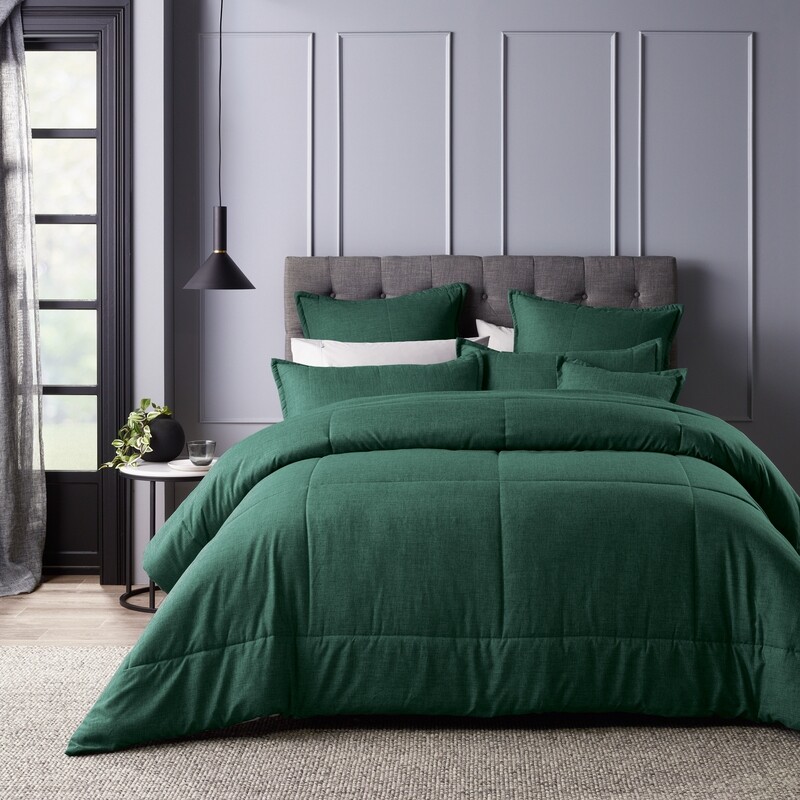 Maynard Comforter Set Queen/King Green