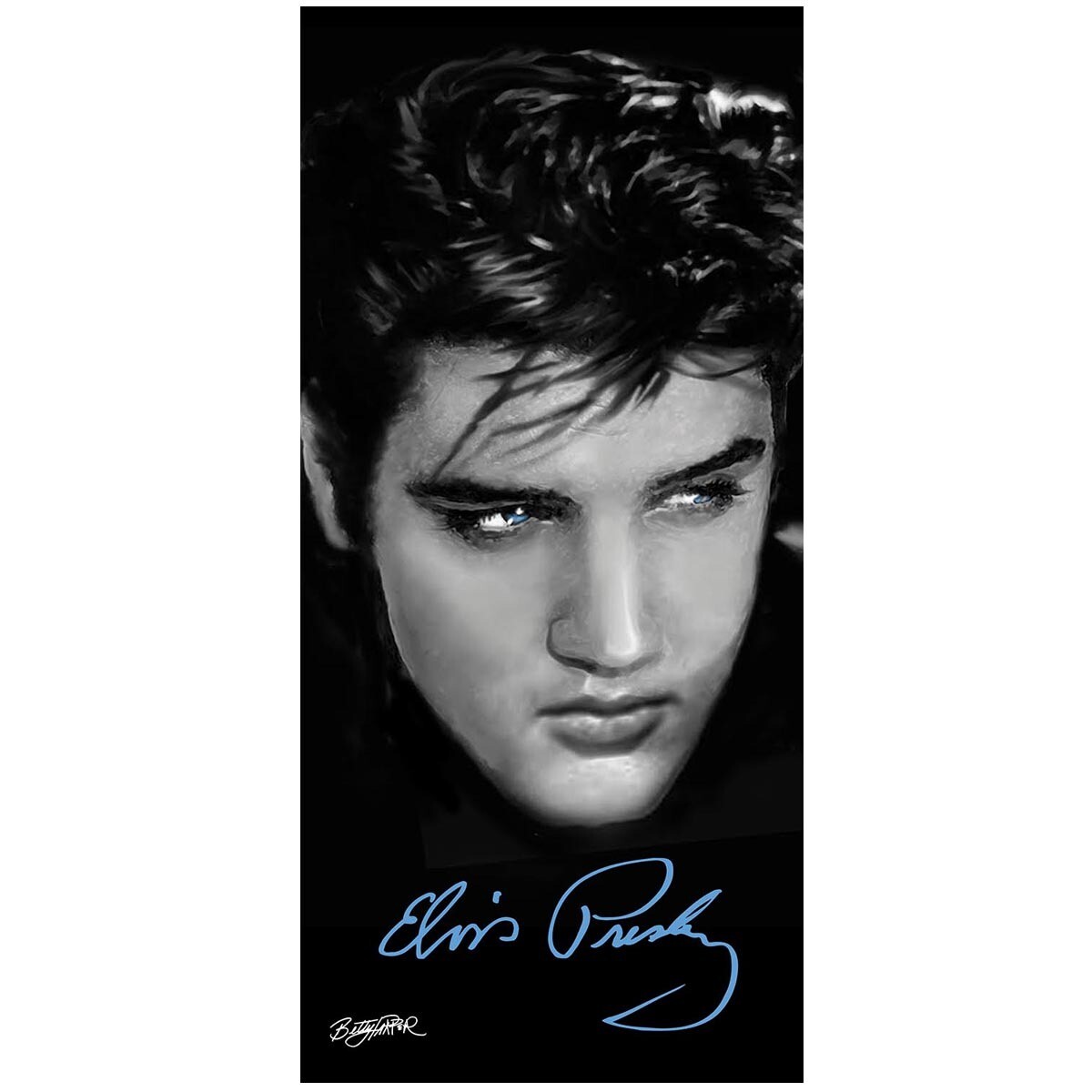 Elvis Beach Towel Up Close