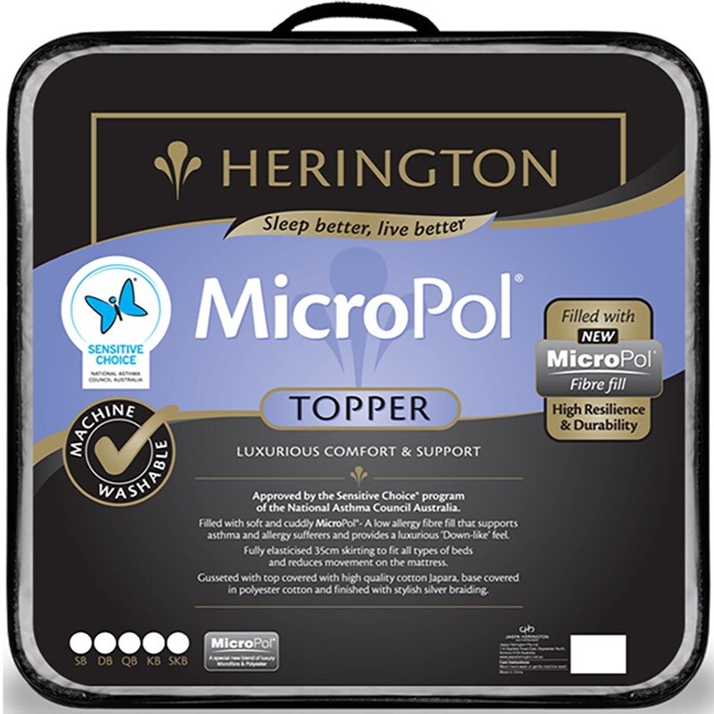 Herington Micropol Mattress Topper King