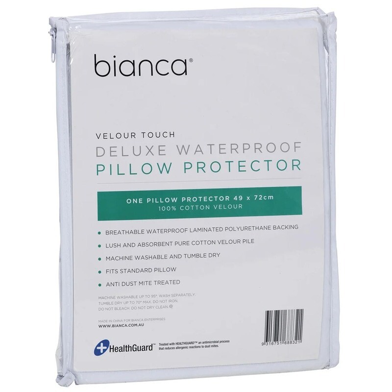 Bianca Cotton Waterproof Pillow Protector