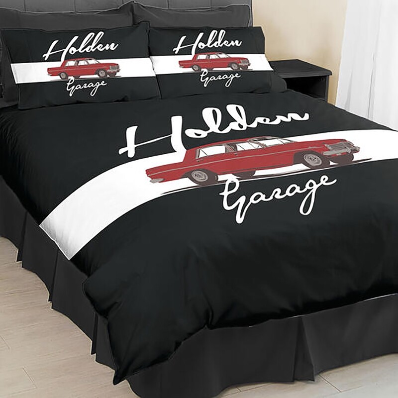 Holden Garage Design Quilt Cover Set Queen