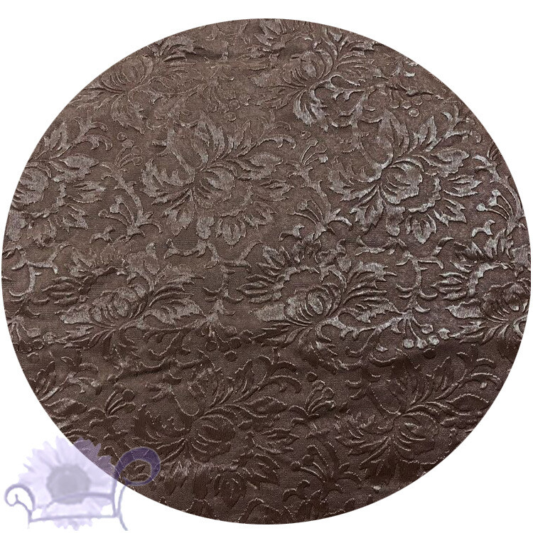 Ladelle Fitted Table Protector Brown - 122 Round