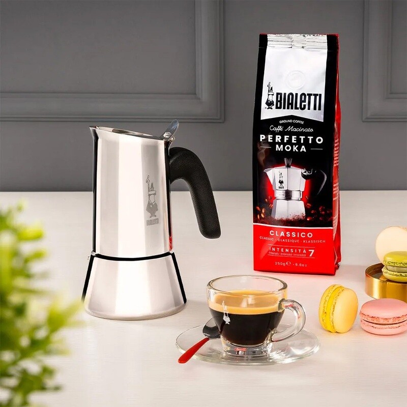 Bialetti Venus Stainless Steel Stovetop Espresso Coffee Maker - 4 Cup