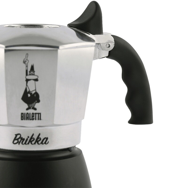 Bialetti Brikka Silver/Black - 4 Cup