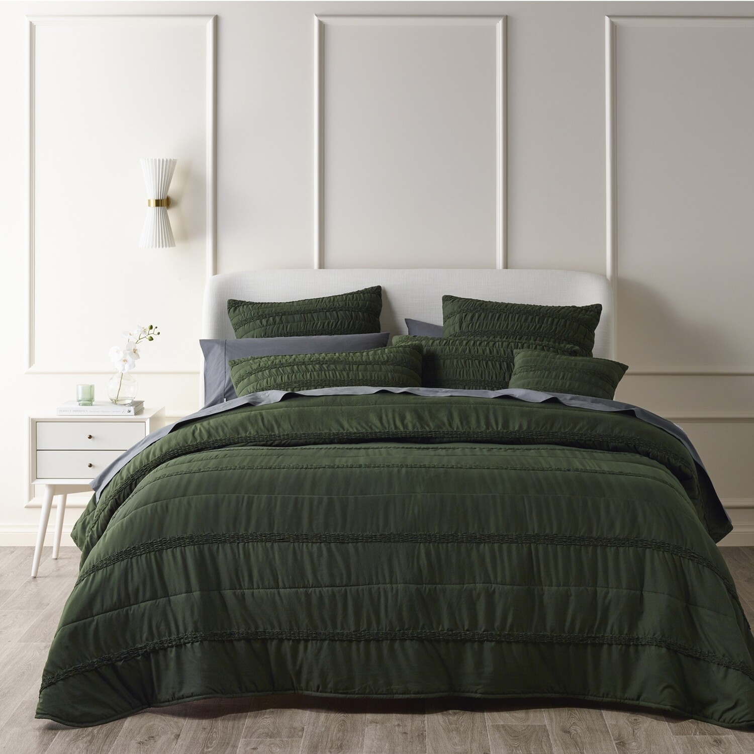 Bianca Vienna Bedspread Set Green: King