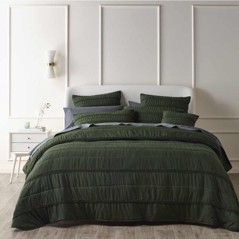 Bianca Vienna Bedspread Set Green: King